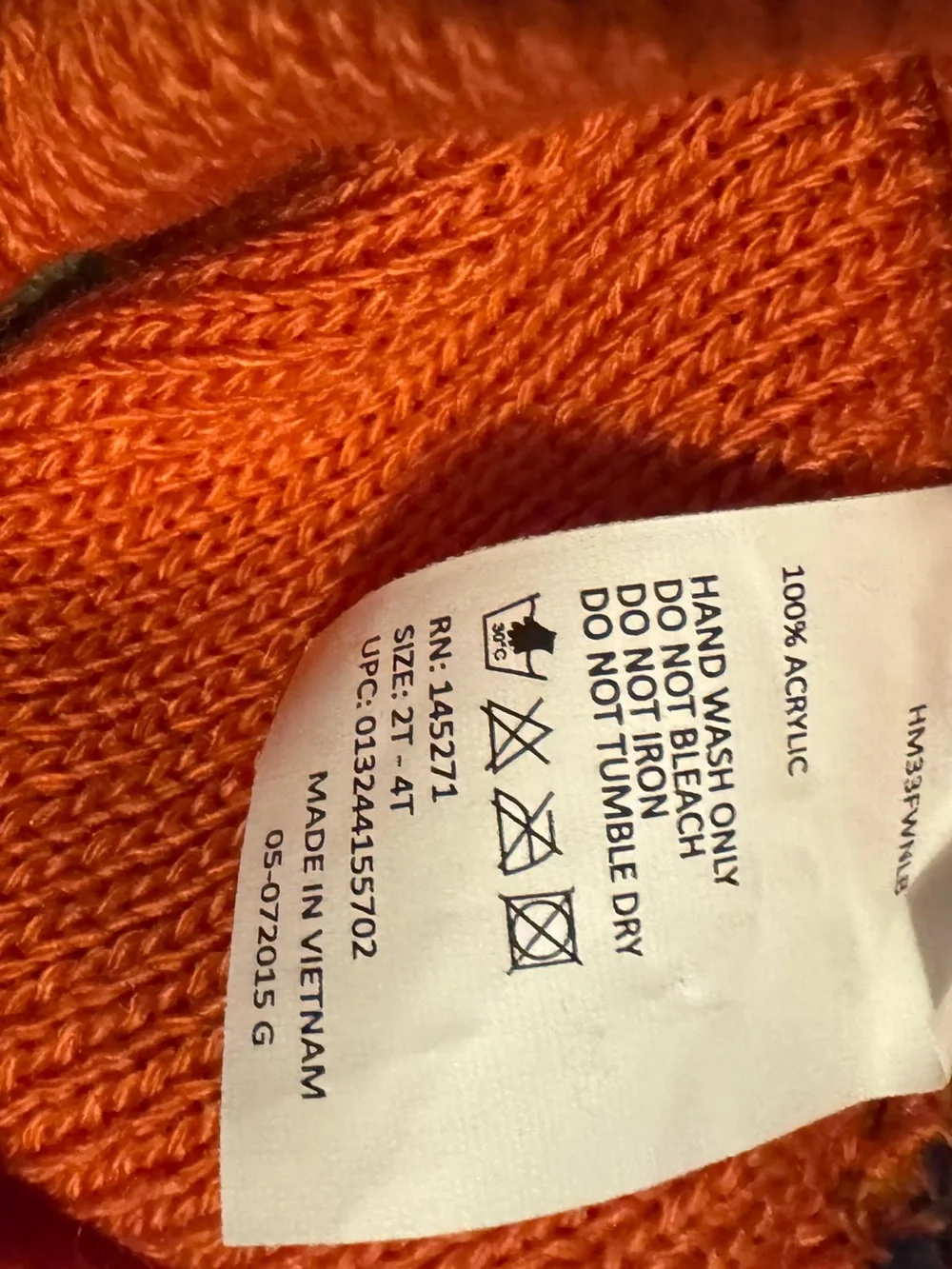NWT! Nolan Originals Boys Skull Beanie and mitten Set 2T-4T
